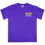 Camiseta manga corta Wokha Organic Wild Bear Morada