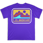 Camiseta manga corta Wokha Organic Wild Bear Morada